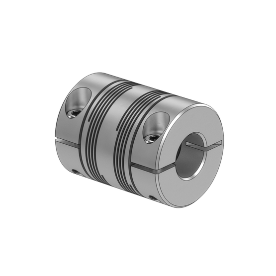 Part Aluminum Helical Flexible Shaft Coupling image