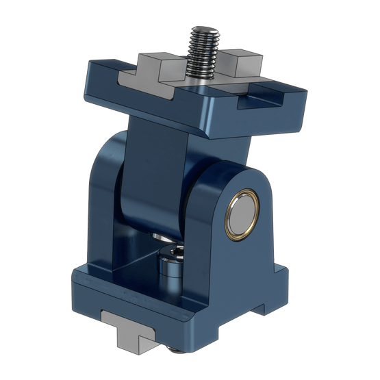 Part 45x45mm Hinge, 12mm Pin with Bushings image