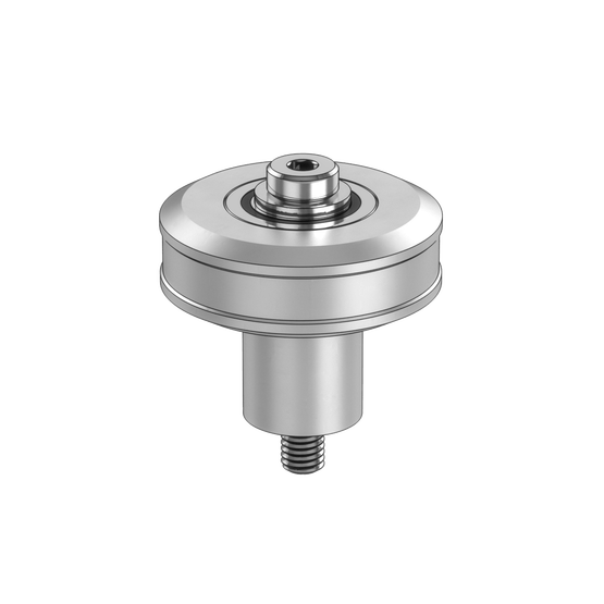 Part Large Stainless Steel Roller Wheel with Concentric Bushing image