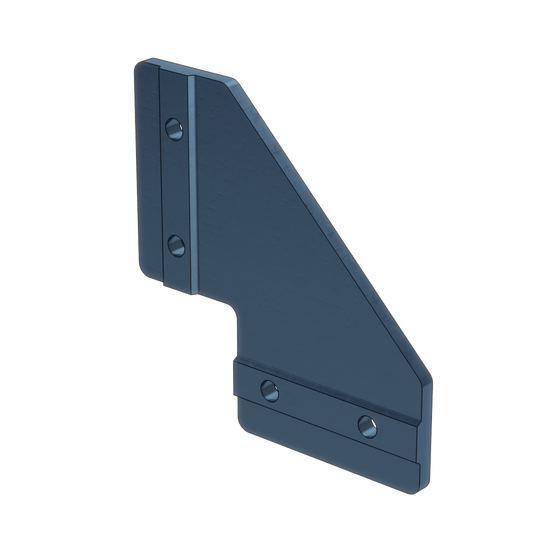 Part 90 Degree Joint Aluminum Assembly Plate, with Locators image