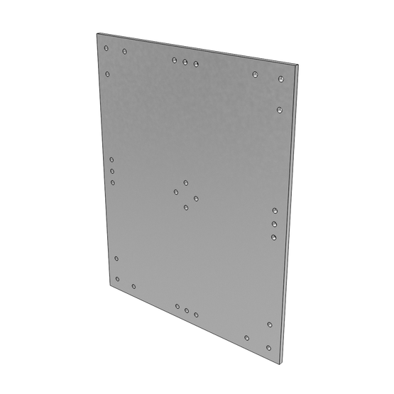 Part 495x405mm Machinable Blank Plate image