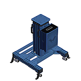 Telescopic Robot Pedestal Compatible with UR20/CRX25iA - Mobile